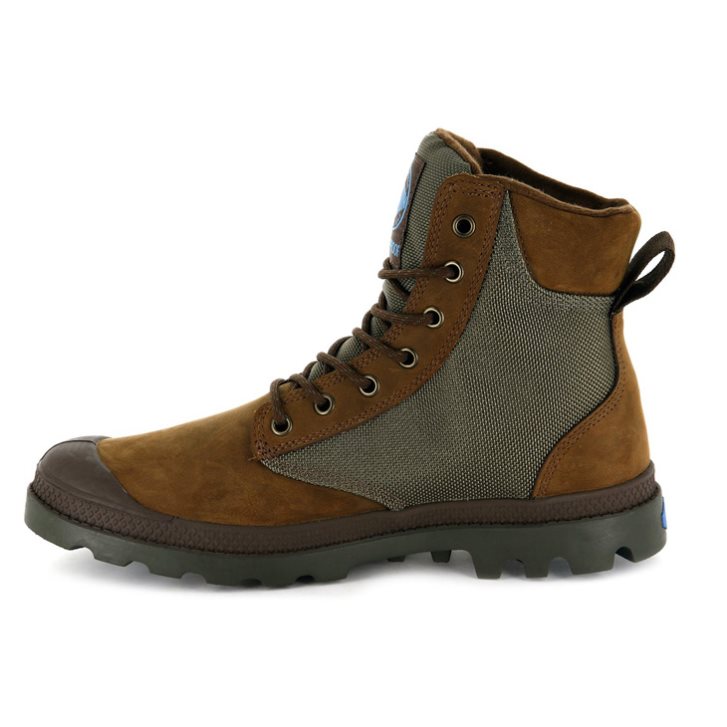 Dámské Boty Palladium Pampa Sportovní Cuff WPN Hnědé | CZ TIL-70W